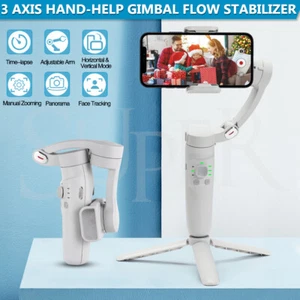3-Axis Fold Selfie Stick Handheld Gimbal Stabilizer &Tripod Mount For Smartphone - Picture 1 of 14