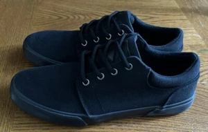 St. Johns Bay Mens Bryce Shoes Size 8.5M Canvas Black - Picture 1 of 9