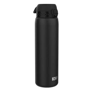 Auslaufsichere 1 Liter Thermo Trinkflasche, vakuumisoliert, schwarz, 1L - Bild 1 von 7