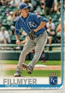 #326 Heath Fillmyer Rookie Kansas City Royals 2019 Topps Series 1 Baseball Card  - Picture 1 of 2