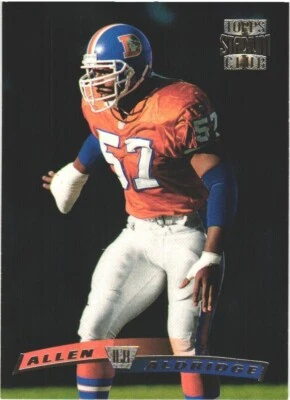 1996 Stadium Club #46 Allen Aldridge Denver Broncos Football Card - Image 1 of 2