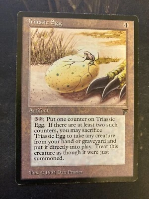 *** LEGENDS Triassic Egg *** LP Rare! - DUTY FREE - MtG Magic - Image 1 of 2