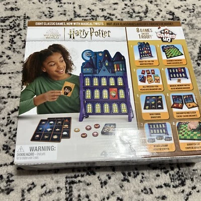 Harry Potter 8 Games Checkers Tic Tac Toe Memory Match Go Fish Bingo Card Games - Image 1 of 2