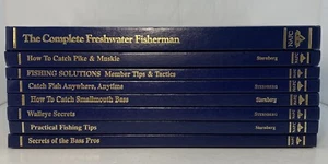 Lot of 8 Hardcover North American Fishing Club Books Trout Bass Walleye Tips - Bild 1 von 22