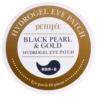 Petitfee Black Pearl & Gold Hydrogel Eye Patch 60 Patches - Image 1 of 3
