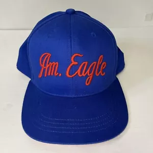 CAPPELLO AMERICAN EAGLE ROYAL BLUE SNAPBACK BERRETTO REGOLABILE TAGLIA UNICA - Foto 1 di 6