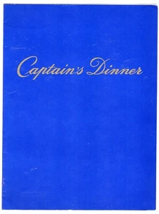 Captain's Dinner M/V Italia Princess Cruises 1968 Vintage Souvenir Menu ITALY - Picture 1 of 4