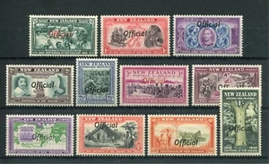 NUEVA ZELANDA OFICIAL 1940 CENTENARIO SG0141/0151 FUNDIDO 225 £ - Imagen 1 de 2