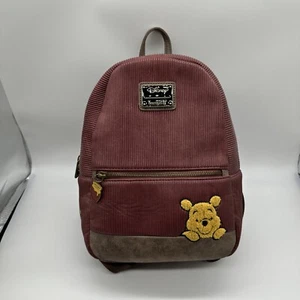 Loungefly Disney Winnie the Pooh Corduroy Mini Backpack - BoxLunch Exclusive 🔥 - Picture 1 of 18