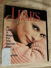March/April 1988 Lear's Women's Fashion & Lifestyle Magazine -Beautiful Clothing