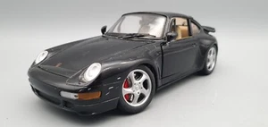 Modellini auto 1:18 Anson Porsche 911 Turbo nero - Foto 1 di 19