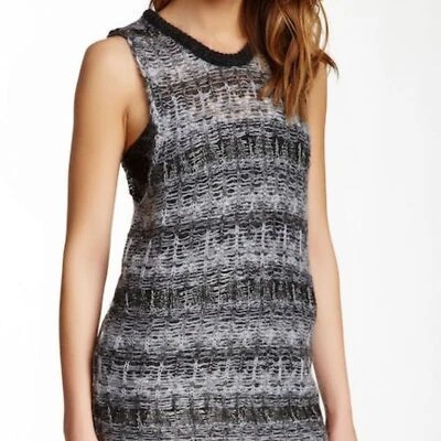 IRO Rebeca Knit Sleeveless Blouse Sweater Gray Size 36 Women NWT - Image 1 of 4