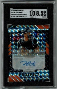Joey Bart 2020 Prizm Prospect Signatures Black Finite RC Auto 1/1 SGC 8.5 10 - Picture 1 of 2
