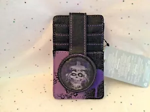 Haunted Mansion Hatbox Ghost Disney Slim Credit Card Wallet ID Holder NEW - Picture 1 of 4