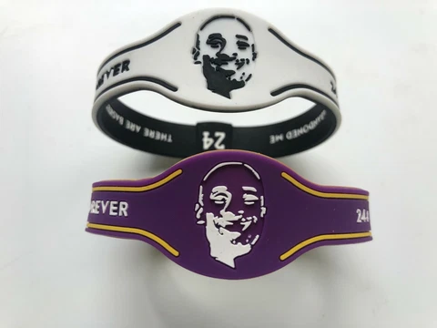 KOBE BRYANT Basketball Star Head Bracelet Silicone Rubber Sports Wristband Cover