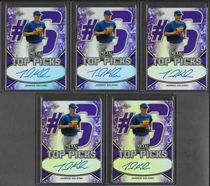 2018 Leaf Metal JARRED KELENIC Top Picks Purple Prismatic Auto RC /25 Mariners - Picture 1 of 1