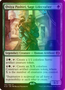 MTG Oviya Pashiri, Sage Lifecrafter (165/291) Kaladesh LP FOIL - Picture 1 of 1