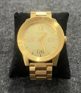Nixon The Corporal SS Watch All Gold A346-502 NWOT - Picture 1 of 7