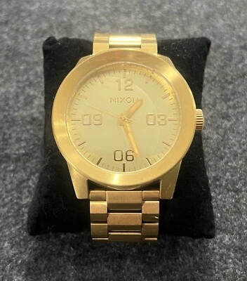 Nixon The Corporal SS Watch All Gold A346-502 NWOT - Image 1 of 4