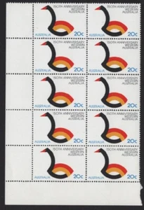 1979 150th Anniversary Western Australia Block of 10 MUH Stamps - Picture 1 of 1
