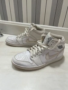 Jordan 1 Retro Mid White Cool Grey - Picture 1 of 5