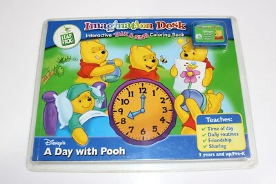 Leap Frog Imagination Desk Disney's A Day with Pooh Interactive Book & Cartridge - Image 1 of 3