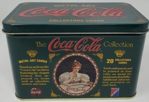 1994 Coca Cola Kalender Mädchen Metall Kunst Karten Set 20 MIT - Bild 1 von 7