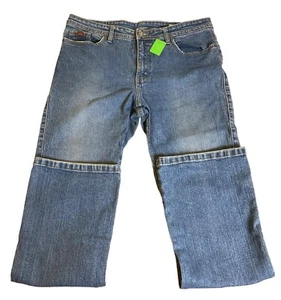 Lee Jeans 14M Youth Cotton Spandex Blue Button Zipper - Picture 1 of 5