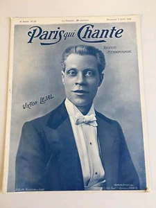 Paris qui chante Wochenzeitschrift Nr.63 Partitur Theater 1904 VICTOR LEJAL - Bild 1 von 1
