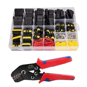 708* 1-6 Pin Car Automotive Waterproof Electrical Wire Connectors Plug Kit - Picture 1 of 21