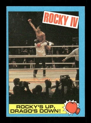 1985 Topps Rocky IV 62 Sylvester Stallone  Tony Burton BXCP54 - Image 1 of 2