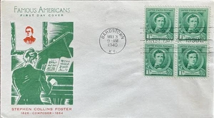 879 Steven Collins Foster My Old Kentucky Home Bardstown KY  - Foto 1 di 1