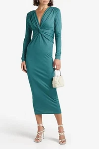 Ronny Kobo Women's Lara Dress - Size M - Shimmering Turquoise- RRP £500 - Picture 1 of 11