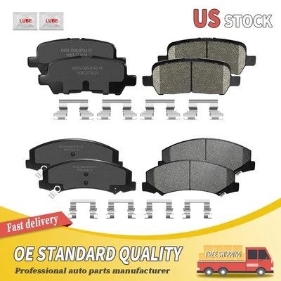 Juego de pastillas de freno delanteras y traseras de cerámica para Chevrolet Impala 2011-2016 Foto 1 de 4