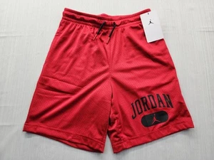 NEW Nike Jordan Boys Youth Size MEDIUM 10-12 Yrs Classic Mesh Shorts Bulls - Picture 1 of 12