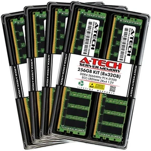 256GB 8x 32GB PC4-2666 LRDIMM Lenovo Flex System x240 M5 Memory RAM - Picture 1 of 5