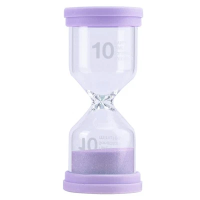 Temporizador de Arena Pequeño Colorido Reloj de Arena Dibujos Animados Reloj de Arena para Escuela notable Foto 1 de 4