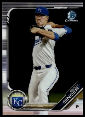 2019 Bowman Brady Singer #BCP-110 Chrome Prospects - Image 1 of 2