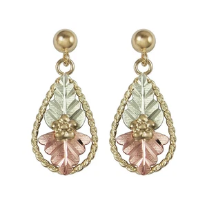 Teardrop - Black Hills Gold Ohrringe - Bild 1 von 1