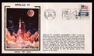 1972 Apollo 17 Startdatum Colorano Gütesiegel Kennedy Cernan Evans Schmitt - Bild 1 von 1