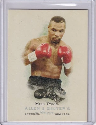 Mike Tyson Heavyweight Boxing Champion 2006 Topps Allen & Ginter #301 SP - Image 1 of 2