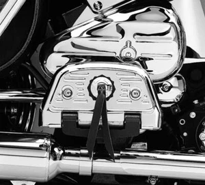HARLEY NEW OEM Softail Touring Concho Passenger Footboard Floorboard Covers - Picture 1 of 2