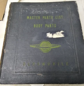 1951 OLDSMOBILE DEALER MASTER PARTS LIST OF BODY PARTS MANUAL - Picture 1 of 3