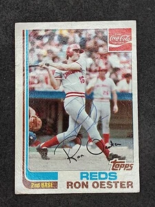 1982 Topps Baseball Coca Cola #16 Roy Oester handsignierte signierte Karte - Bild 1 von 2
