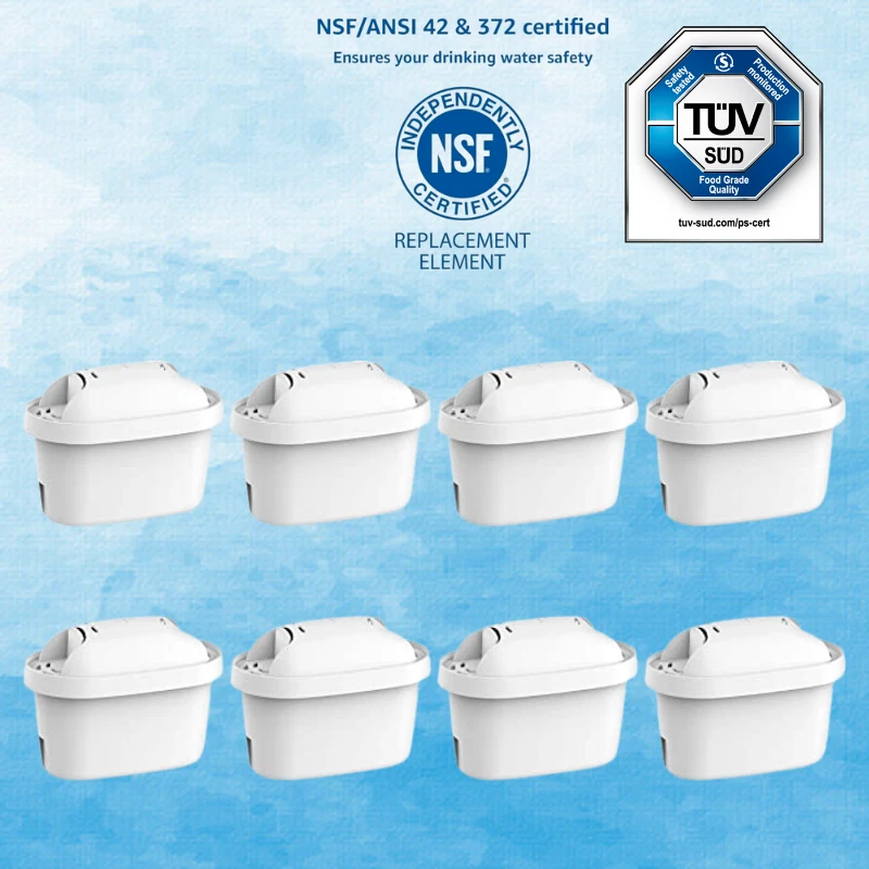 7 X Waterdrop Wasserfilterkartuschen Ersatz für Brita Maxtra Krug