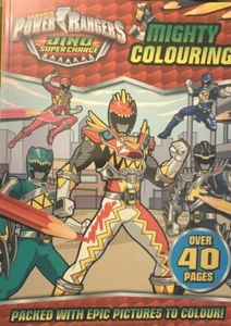 NEW POWER RANGERS - MIGHTY COLOURING over 40 pages DINO SUPERCHARGE - Bild 1 von 1