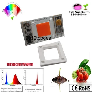 AC 110V High Power 50W led chip built-in driver 380NM-840NM Full Spectrum LED - Picture 1 of 4