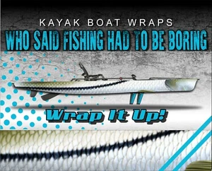 Snook Skin 14ft KAYAK VINYL WRAP KIT GRAPHIC DECAL/STICKER - Picture 1 of 1