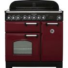 Rangemaster CDL90ECCY/B Classic Deluxe 90cm Electric Range Cooker 5 Burners A/A