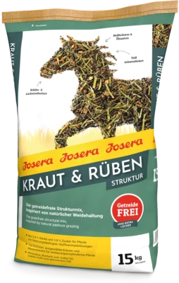 JOSERA Kraut & Rüben Struktur (15 kg) | getreidefrei | Stärke- & zuckerreduziert - Bild 1 von 3